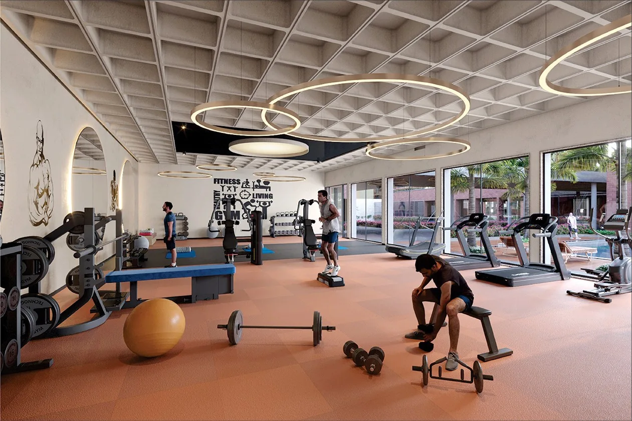 Air-conditioned gymnasium